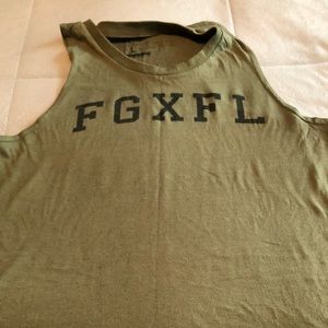 FlagNorFail Olive Muscle Tank Top